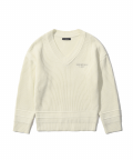 V NECK PREPPY KNIT [IVORY]