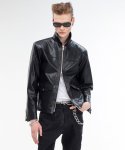 그레이티스트() Vegan Leather Jacket BK