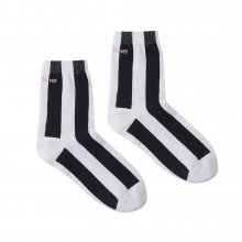 Vertical Stripe Socks_Navy