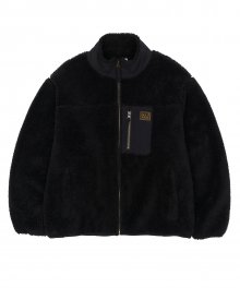 Comfy Sherpa Jacket Black