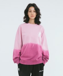 Small Symbol Tiedye Sweatshirts Pink