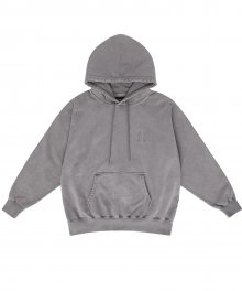 Y.E.S Pig Dyed Hoodie Charcoal