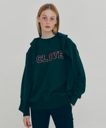 [FW21 clove] Dumble Logo Sweatshirt (Dark Green)