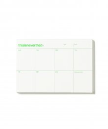 (FW21) Weekly Planner Pad White
