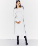 킴도(KIMDOH) MINIMAL MAXI DRESS WHITE