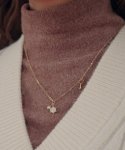 메리모티브(MERRYMOTIVE) Pearl and key 925 silver necklace