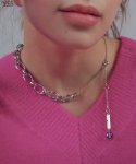 메리모티브(MERRYMOTIVE) Chunky mix chain necklace
