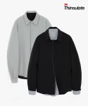 라퍼지스토어(LAFUDGESTORE) [3M 신슐레이트] 리버시블 패디드 셔츠_Black&Mint Gray