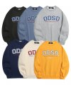 ODSD 아플리케 로고 맨투맨 티셔츠 - 6COLOR