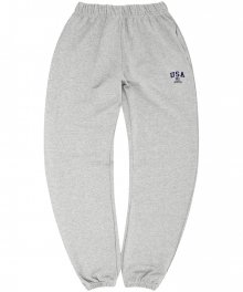 USA SWEATPANTS (MELANGE GREY)