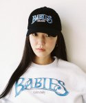콜미베이비(CALL ME BABY) Babies Logo Embroidery Ball Cap (Black)