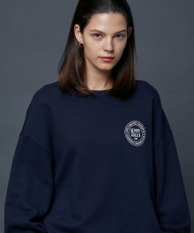 SUNNY HILLS S-LOGO SWEATSHIRTS (NAVY)