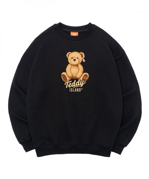 Black teddy sweatshirt hotsell