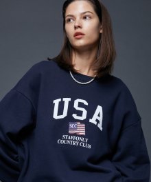 USA SWEATSHIRTS (NAVY)