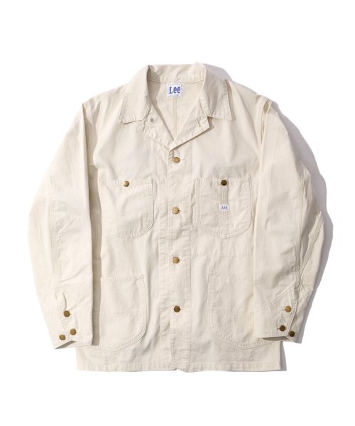 리() 데님 로코 자켓 화이트 상품 이미지