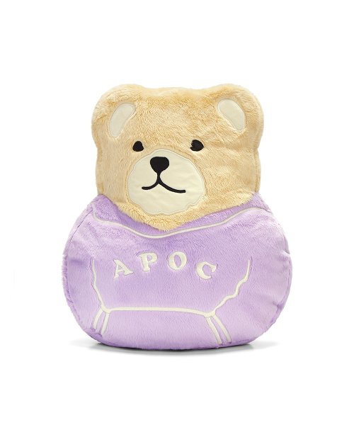 어피스오브케이크(APIECEOFCAKE) Signature Bear Cushion&Blanket_Violet - 후기 | 무신사