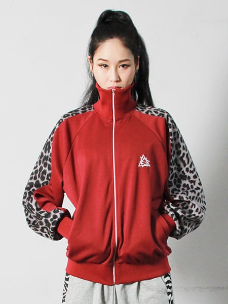 Реглан-джерси на молнии W Raglan Leotard Burgundy