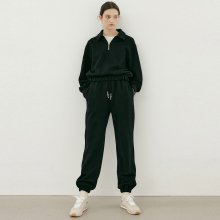 cotton jogger pants (black)