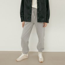 cotton jogger pants (grey)