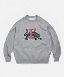 EG Panther HW Sweat Shirt (Vintage Crack Ver.) Grey
