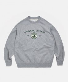 Longwood College Heavy Weight Sweat Shirt Grey