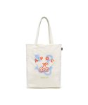 어피스오브케이크(APIECEOFCAKE) Cherry Bear Tyvek-Tote Bag_Ivory