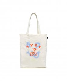 Cherry Bear Tyvek-Tote Bag_Ivory