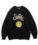 앱놀머씽(ABNORMALTHING) SMILE21 CREWNECK (BLACK)