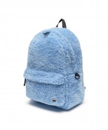 Signature Bear Fake fur Back-Bag_Sky Blue