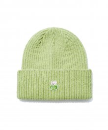 Bear Patch Beanie_Greenery