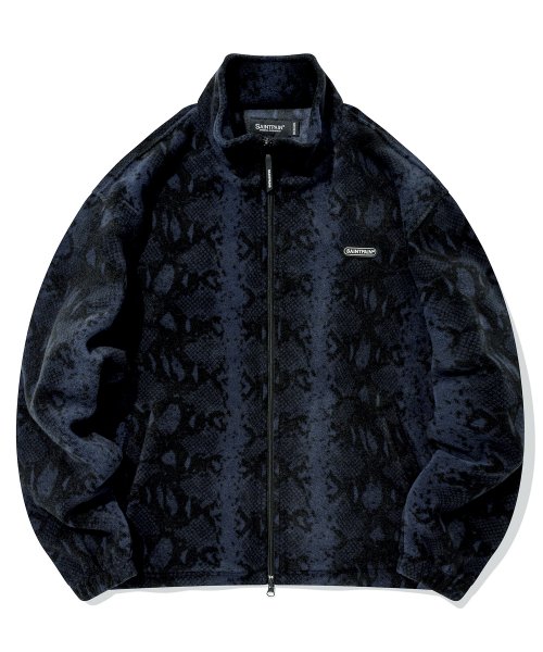 MUSINSA | SAINTPAIN SP PYTHON FLEECE ZIP-UP JACKET-BLUE