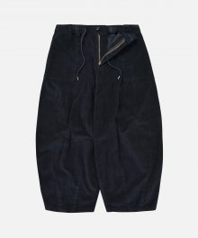 CORDUROY BALLOON PANTS _ NAVY