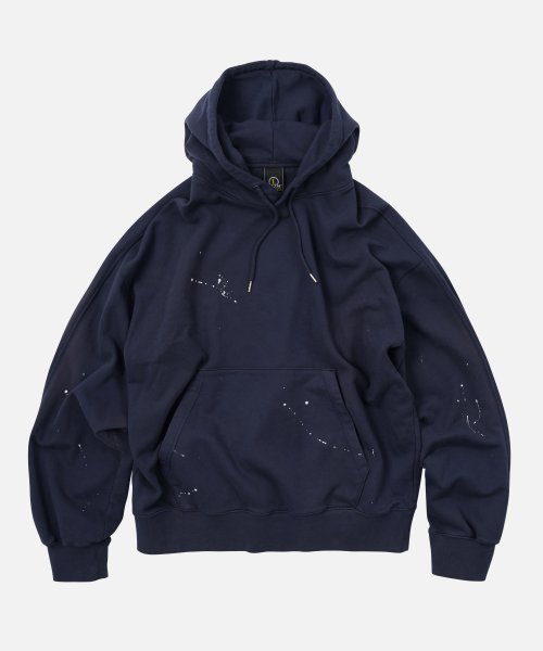 SPLASH PAINTING HOODY _ BLUE