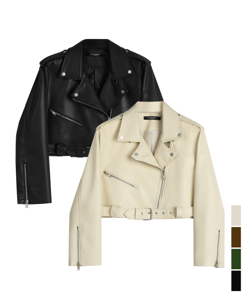 어반드레스(avan) VINTAGE RETRO RIDER JACKET - 4COL