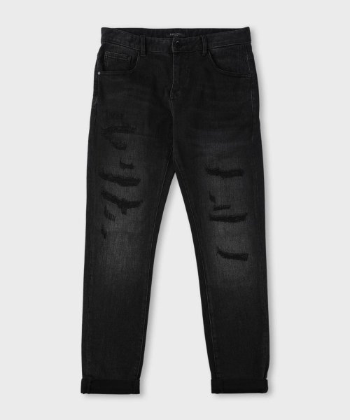 Рваные джинсы Raven [Black]