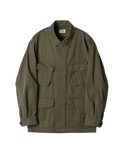 MUSINSA | ROUGH SIDE 23FW Fatigue Jacket Olive