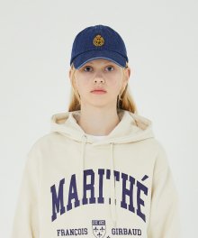 MARITHE CREST BALL CAP dark blue