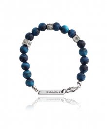 [써지컬스틸] JB002 Dark blue gemstone bracelet