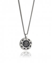[Silver925] JB029 Poker chip pendant necklace