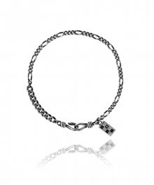 [Silver925] JB011 Checkerboard unbalance bracelet