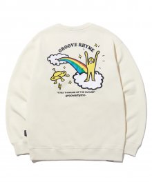 RAINBOW UFO SWEATSHIRT (IVORY) [LRPWCTM391MIVA]