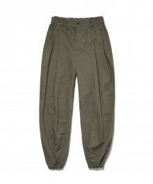 2-Tuck Wide Cargo Pants Deep Olive