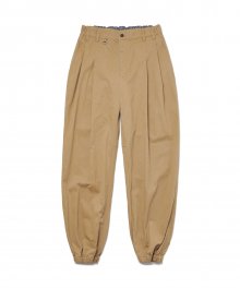 2-Tuck Wide Cargo Pants Brown