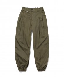 2-Tuck Wide Cargo Pants WMS Deep Olive