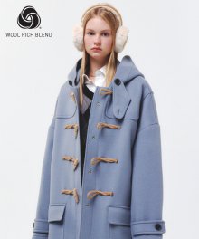 [울90%]Oversized Duffle Coat(ASH BLUE)