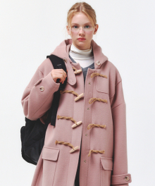 [울90%]Oversized Duffle Coat(PINK)