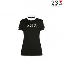 (여성) 사선 스냅 포인트 티셔츠_EL3LTS001
