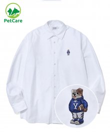 EMBROIDERY HANDSOME DAN SHIRT WHITE