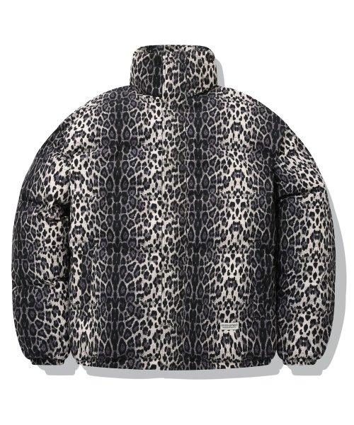 MUSINSA SAINTPAIN SP LEOPARD RDS DUCK DOWN JACKET BLACK
