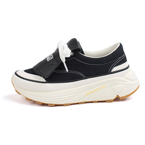 TOUCH GROUND - Back in the Days Black70 Black Tassel Sneakers